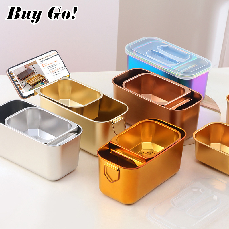 Food Snacks To Buy - 1 PC สแตนเลสสตีลภาชนะบรรจุขนมสําหรับเด็กขนมขบเคี้ยวกล่อง Bento นํากลับมาใช้ใหม่ภาชนะเก็บอาหารขนาดเล็กแบบพกพาห้องครัว