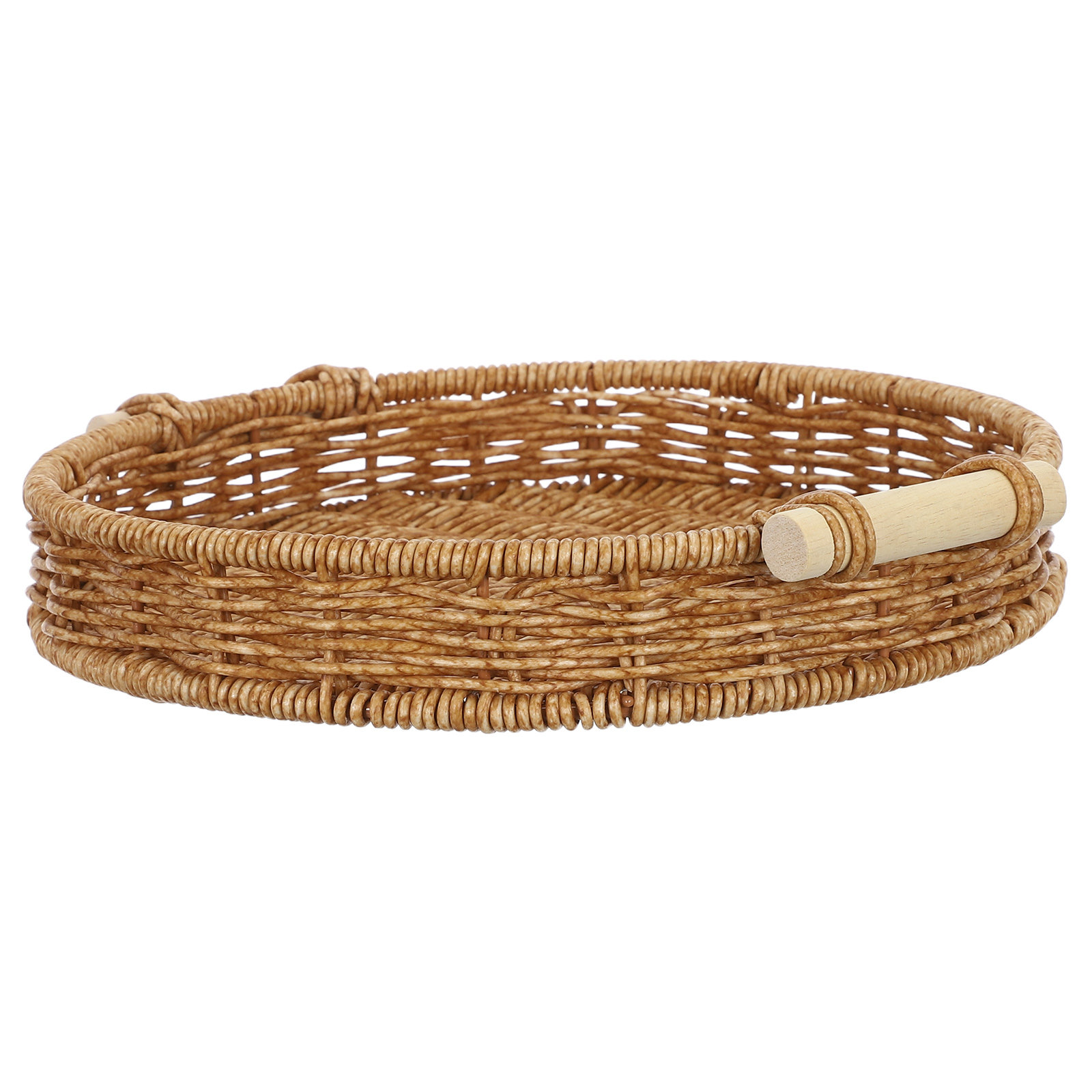 ตะกร้าขนมปังหวายเทียม ขนาด 27  - Food Snacks Basket บทวิจารณ์และราคา