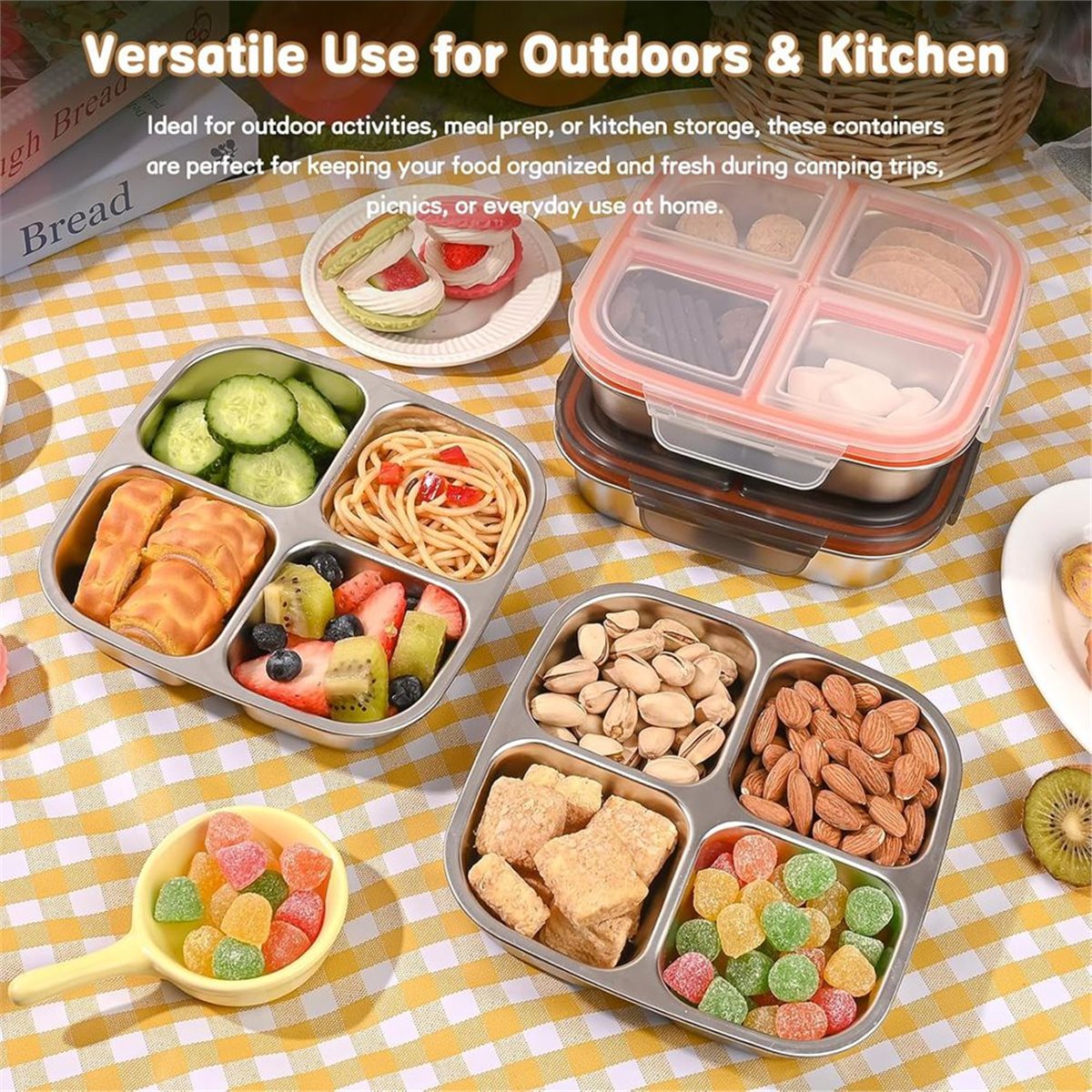 【TODAY-BUY】~@ กล่องใส่ขนมสแตนเ - Food Snacks To Buy บทวิจารณ์และราคา