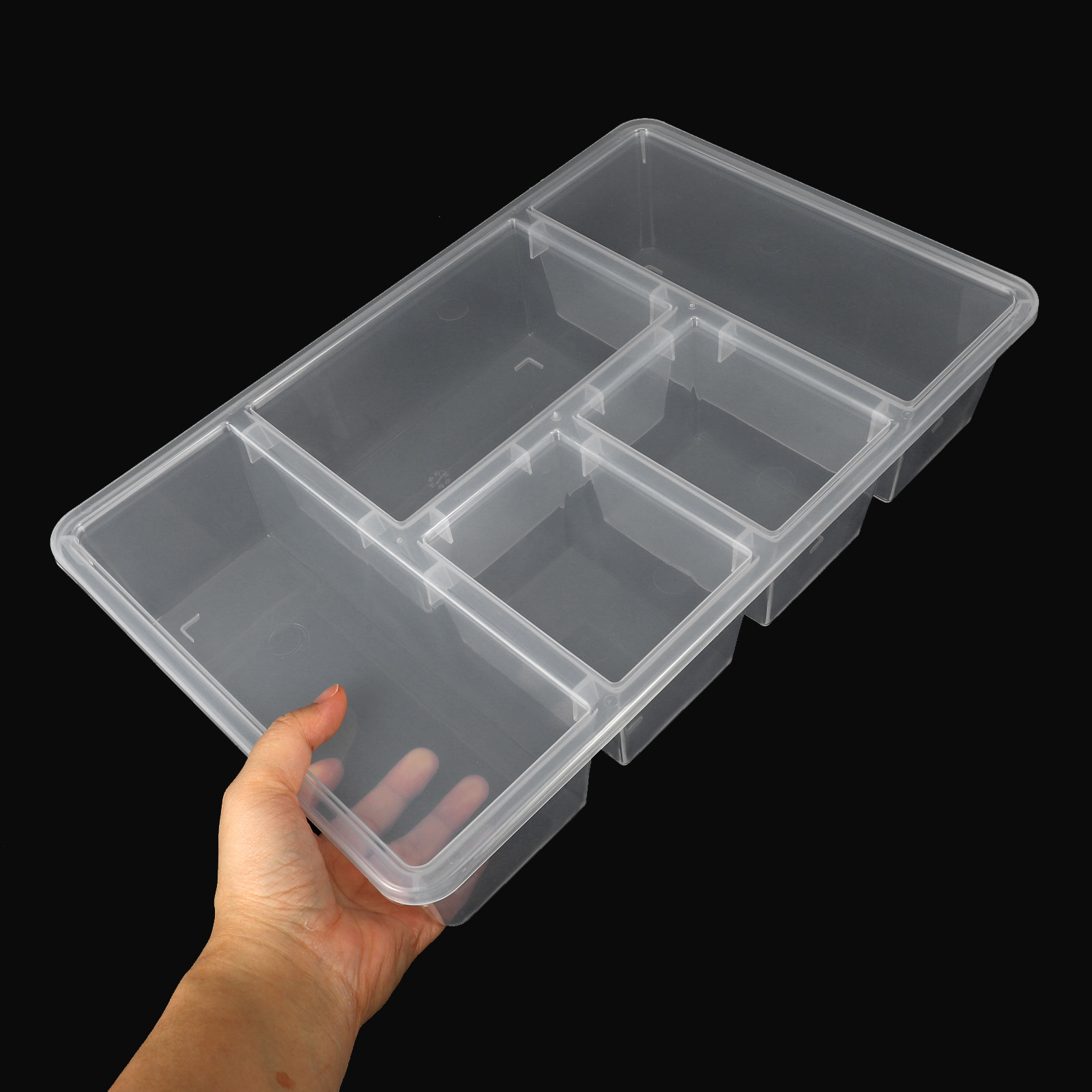 ถาดเก็บผัก 5 ช่อง กล่องเก็บอาห - Food Snacks Box บทวิจารณ์และราคา