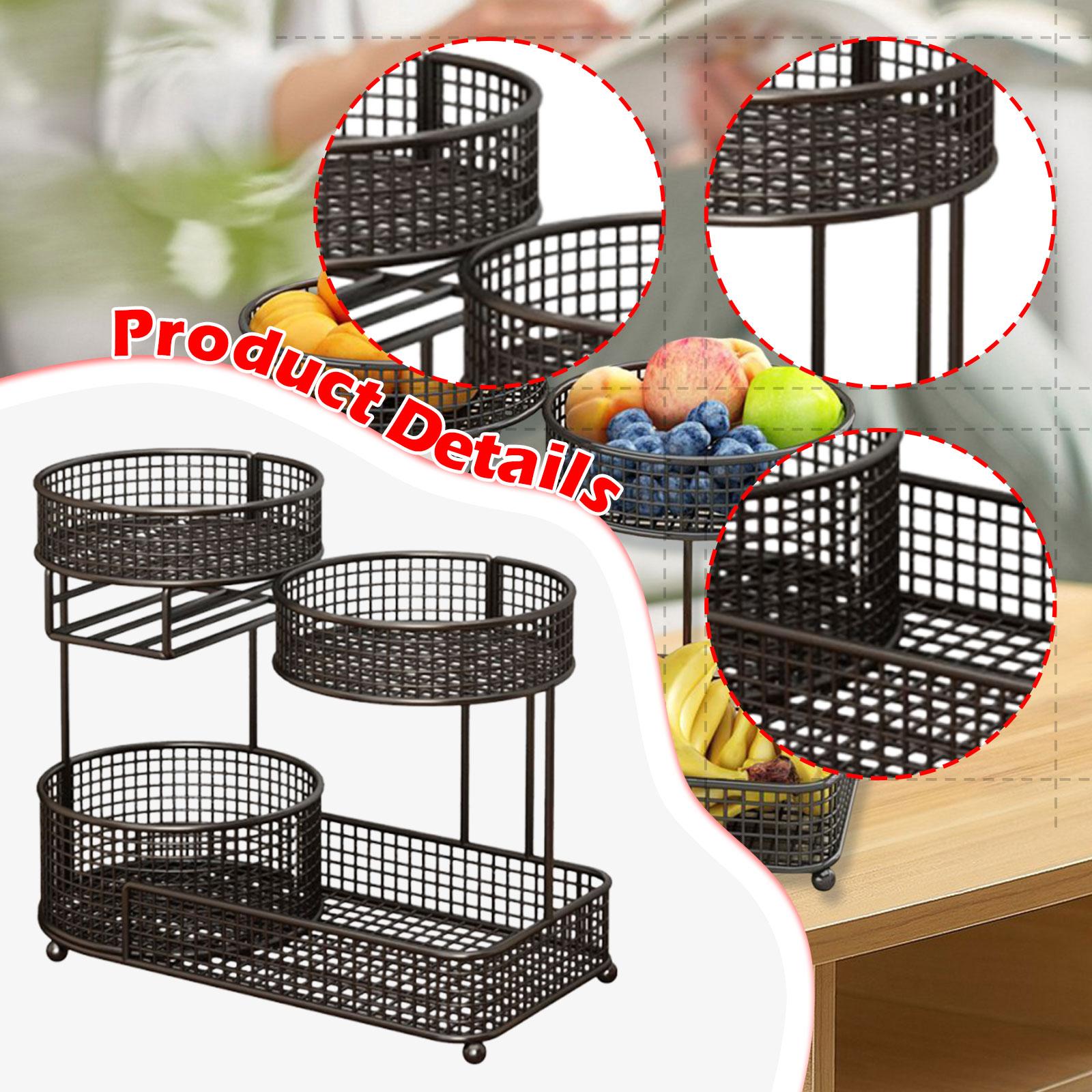 ตะกร้าผลไม้พร้อมที่ใส่กระดาษทิ - Food Snacks Basket บทวิจารณ์และราคา