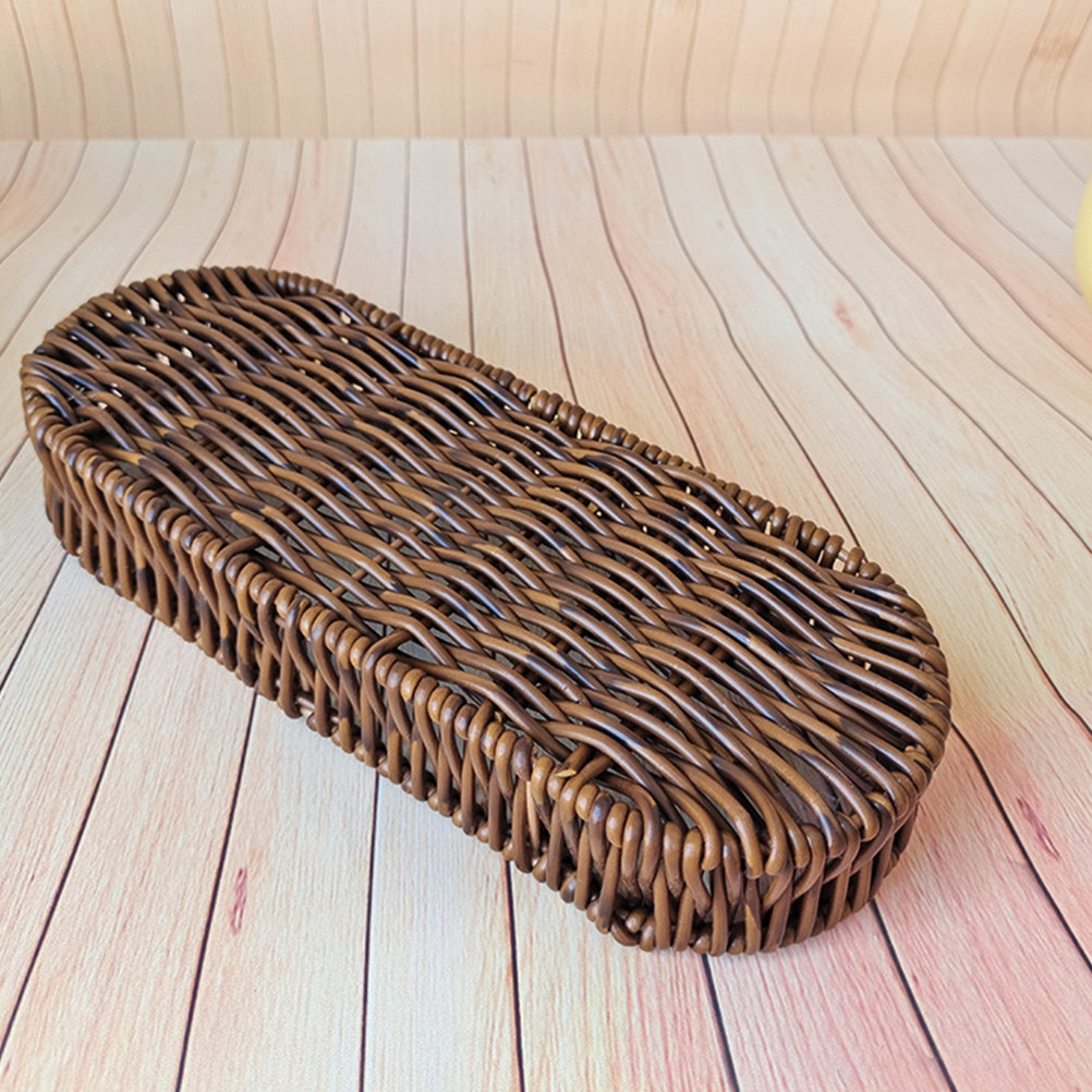 ตะกร้าขนมปังทรงรี ทำจากพลาสติก - Food Snacks Basket บทวิจารณ์และราคา