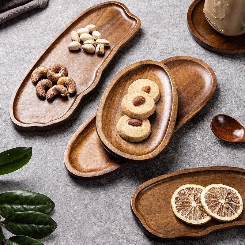 ถาดอาหารไม้เนื้อแข็ง ทรงกลม ทร - Food Snacks In Japan บทวิจารณ์และราคา