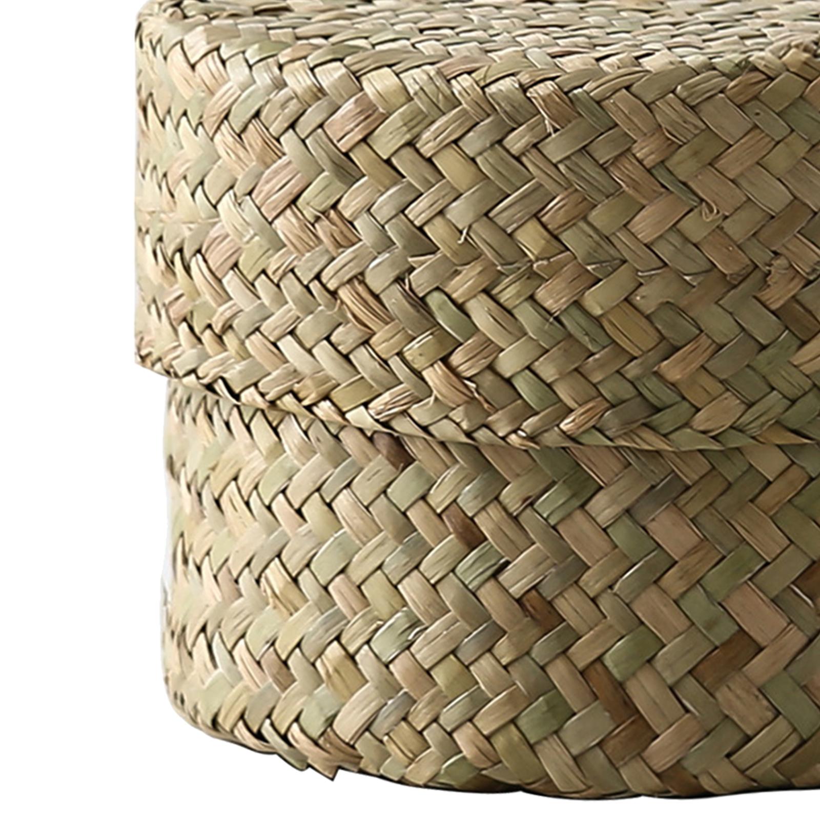 ตะกร้าเก็บของจากหญ้าทะเล กล่อง - Food Snacks Basket บทวิจารณ์และราคา