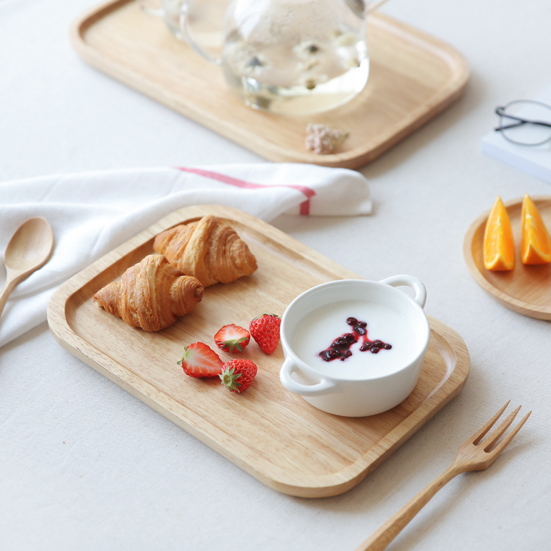 ญี่ปุ่นชาถาดเสิร์ฟไม้ Afternoo - Food Snacks In Japan บทวิจารณ์และราคา